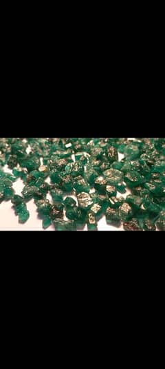 Natural emeralds