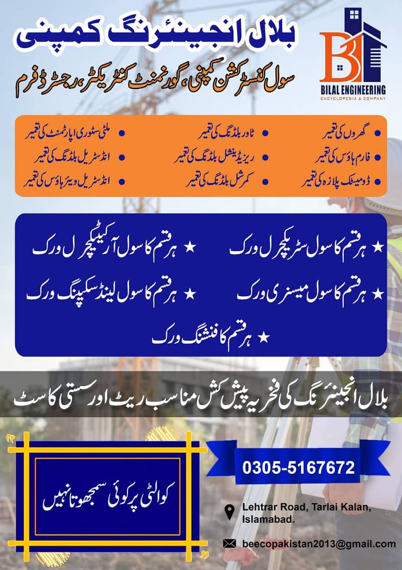 Building Contractors in islamabad House Construction Services 1