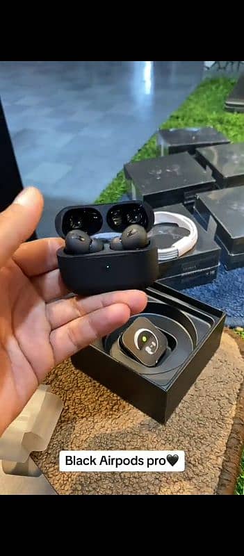 APPLE AIRPODS PRO BLACK AVAILABLE IN GOOD PRICE SPECIAL DISCOUNTS 0