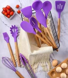 12 Pcs Silicone Spatula Spoon Set