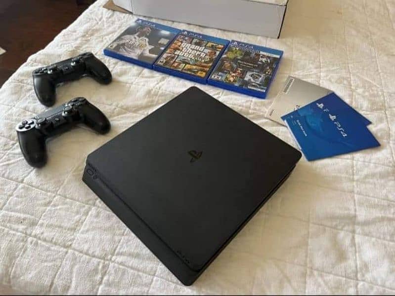 Sony PS4 slim 1tb all ok Hai bhai 0