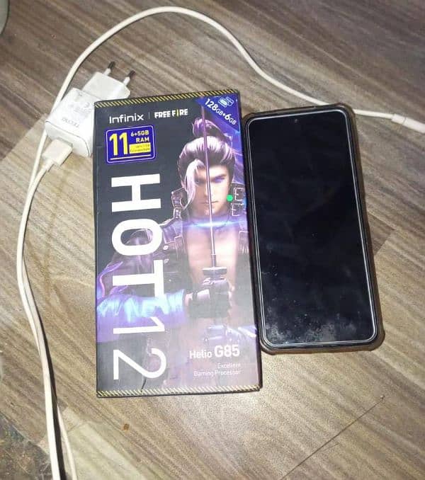 INFINIX HOT 12 ( 6+5 RAM 128GB STORAGE) FOR SALE 1