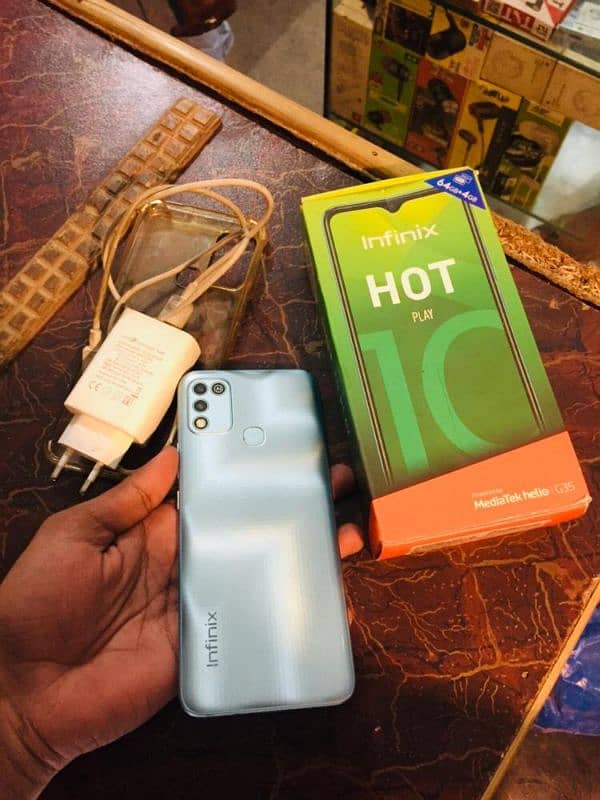 Infinix Hot 10 Play 4/64 Full box 5