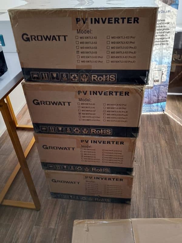 Growatt Inverter Ongrid 60kw Whole sale With Wifi Dongle 3