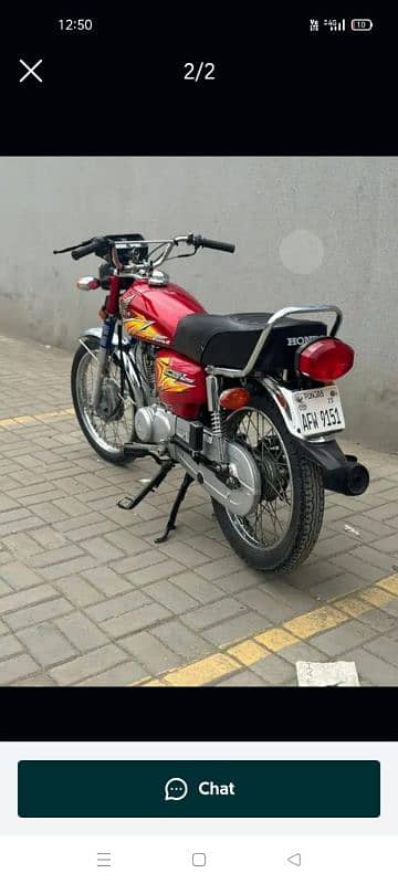 Honda CG 125 2021 model bike for sale call on 0318,4661884 0