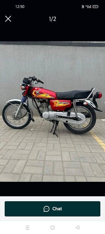 Honda CG 125 2021 model bike for sale call on 0318,4661884 1