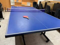 Table Tennis with 4 bats and net