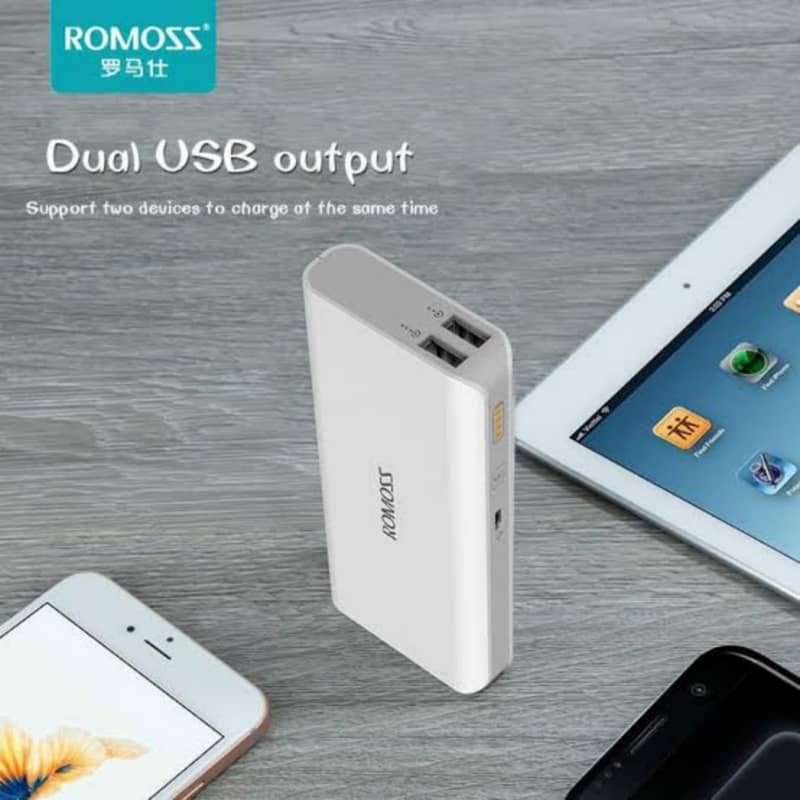 Romoss SENSE 4 Power Bank 10400mAh 2 USB Output 7