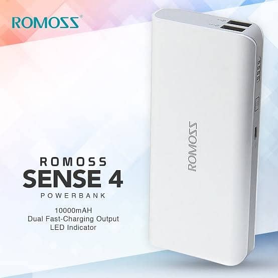 Romoss SENSE 4 Power Bank 10400mAh 2 USB Output 8