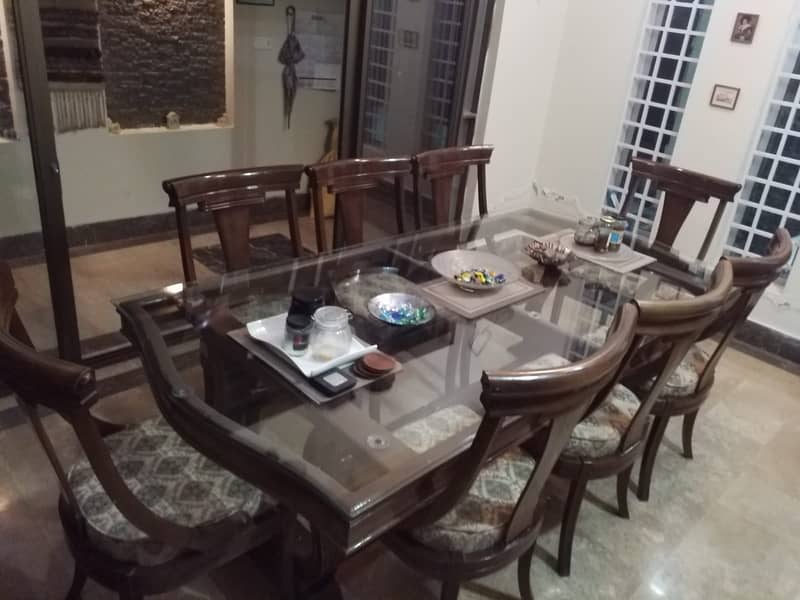 dining table | wooden 8 eight seater dining table | table & chairs 0