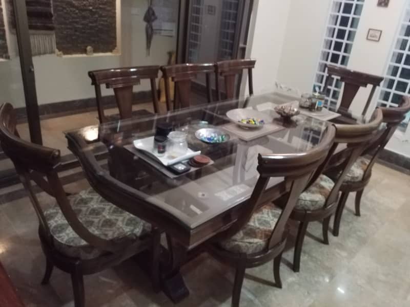 dining table | wooden 8 eight seater dining table | table & chairs 2