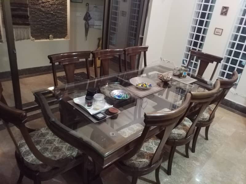 dining table | wooden 8 eight seater dining table | table & chairs 3