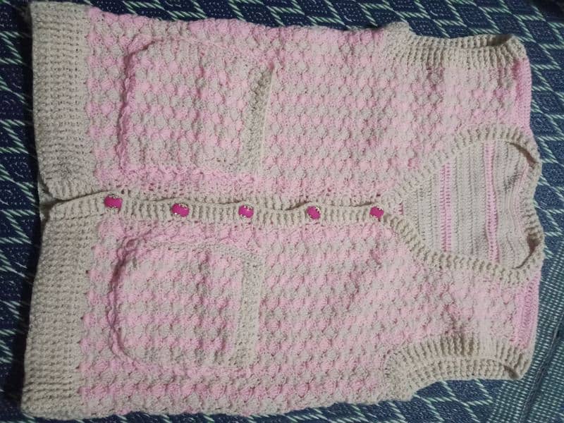 crochet girl sweater 0