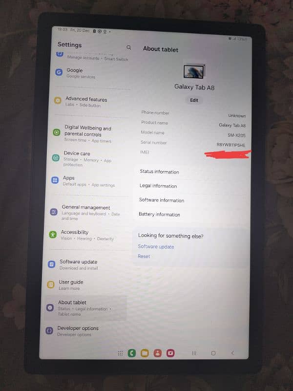 Tab A8 X205 4GB 64GB PTA Approve Dual Sim + 1TB Sd Card Support 3