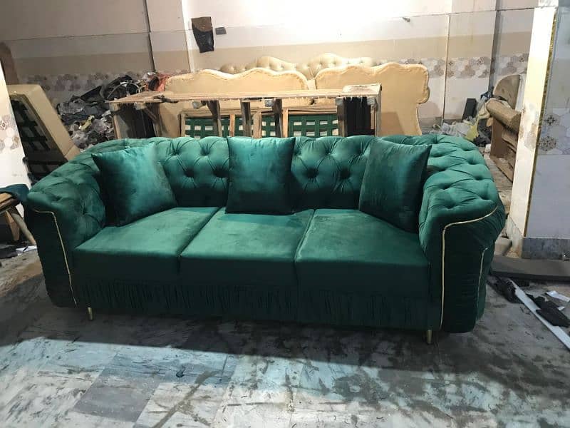 luxury  chesterfield sofa set 6 seater 15000 per seat 6