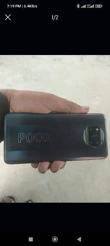 Poco x3 pro bilkul ok he condition 10by 9 watss app no 03064520303 1