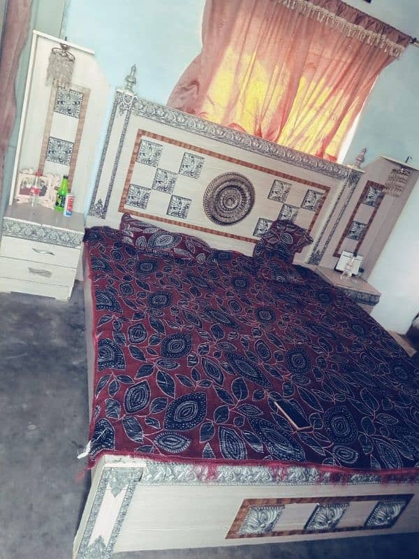 Double Bed , Dressing Table, Almari Contact This Number 03172770578 0