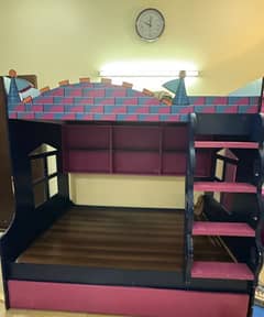 Bed and study table for sale