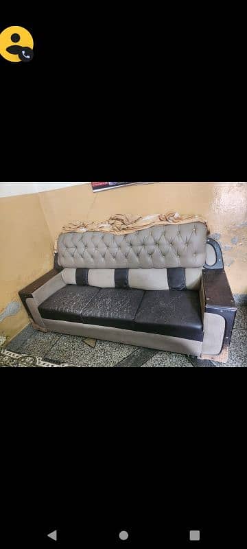 2nd hand use sofa set 6 seater 3