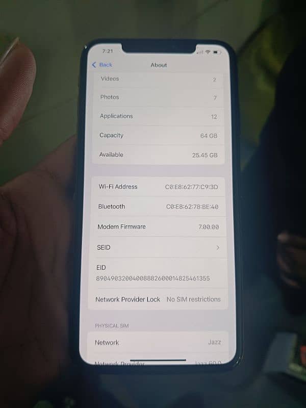 iphone Xsmax Official PTA Approved 64 gb 10