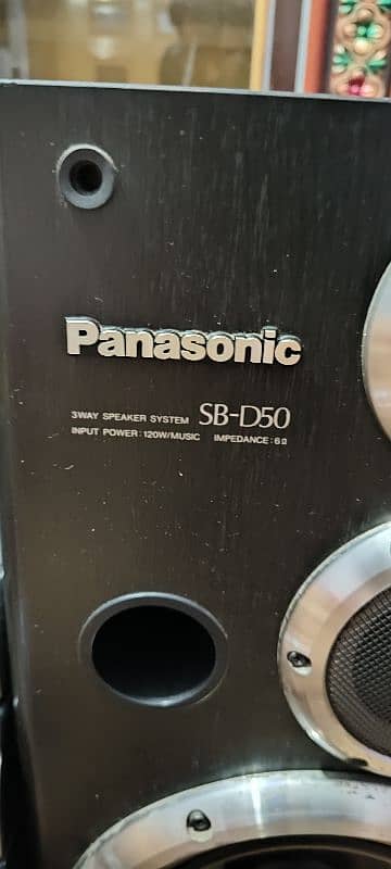 Panasonic SB-D50 240W 2 Speakers 8" 4