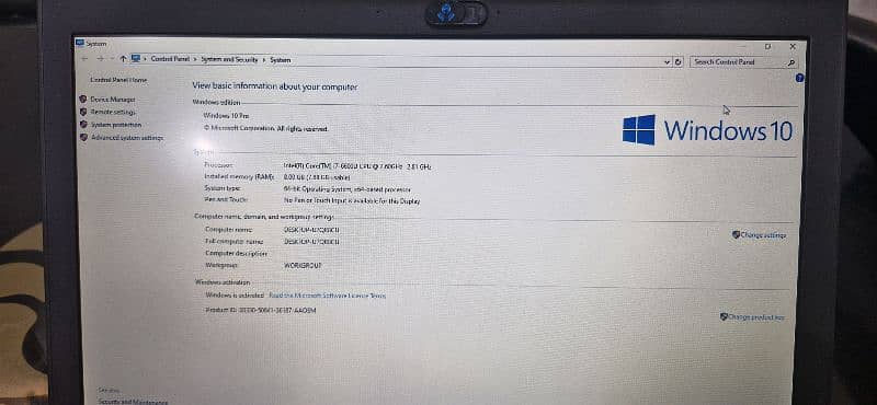 Lenovo ThinkPad Core i7 - 6th Gen - 8gb Ram - 128gb SSD 6