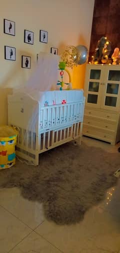 Baby Cot / Kids Bed / Kids Cot / Wooden Cot / Baby Bed