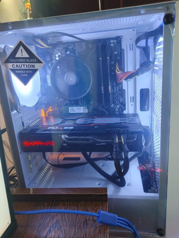 Complete Gaming PC Ryzen 3600 RX 5700xt Rx 590  NEW 8