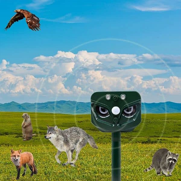 Amazon Branded Solar birds Ultrasonic Animal Repeller Pest control 1