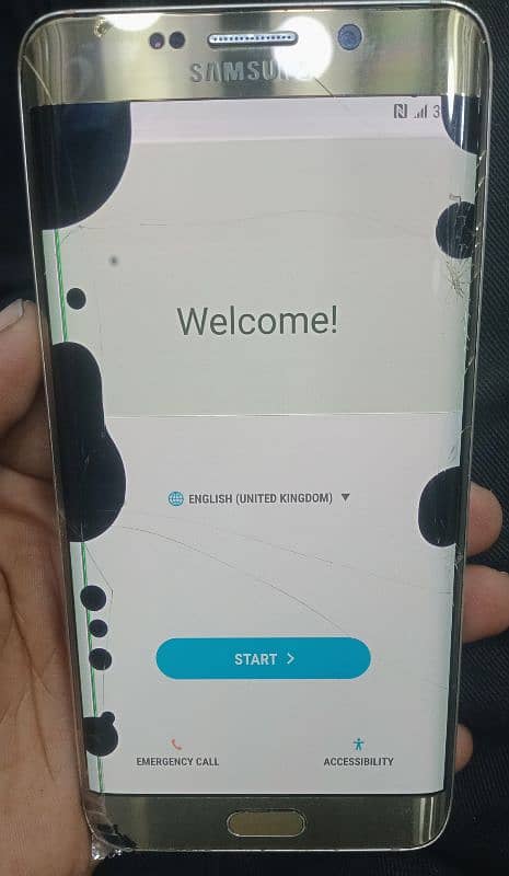 samsung s6 edge plus lcd damage 1