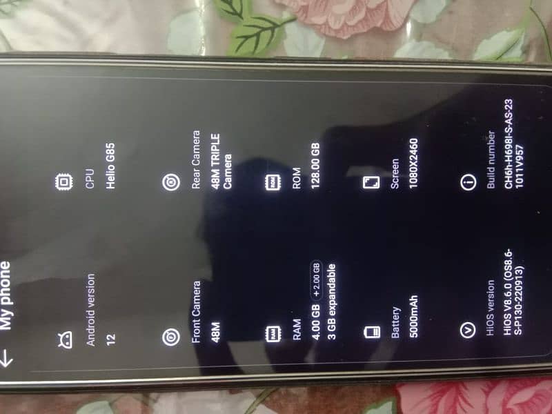 Tecno Camon 18t with box 3