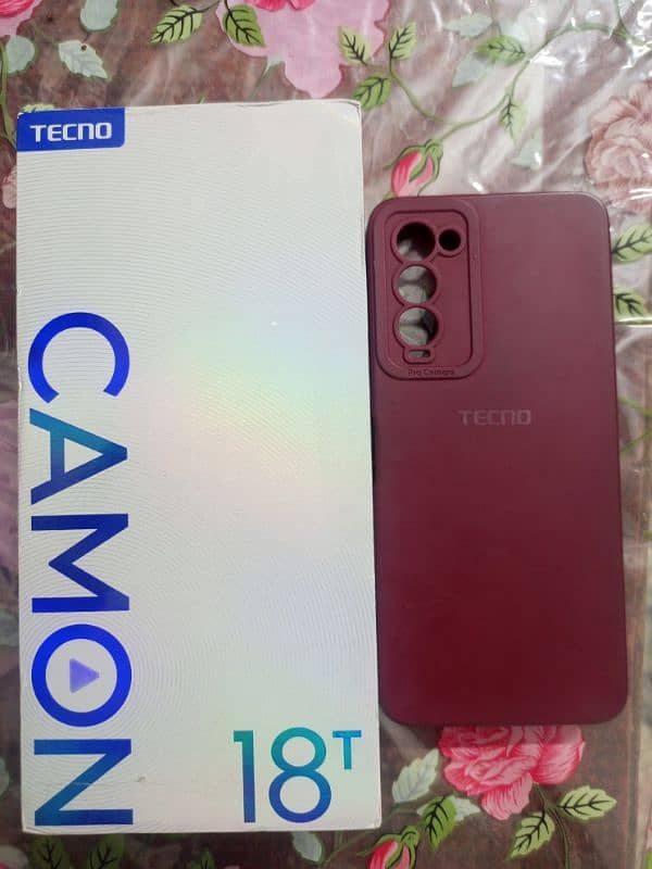 Tecno Camon 18t with box 7