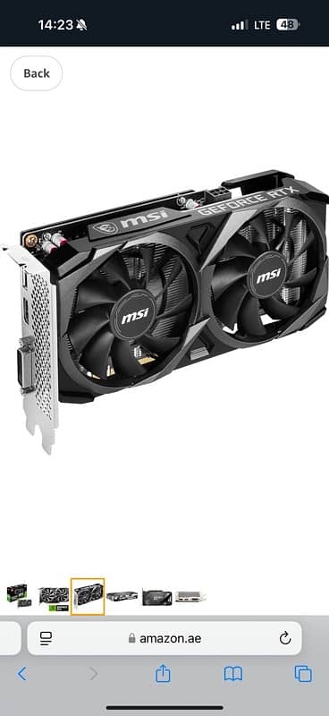 RTX 3050 MSI graphic card 2