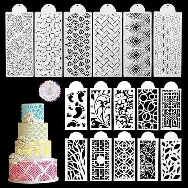 Laser Cut Customized Cake Toppers, stencils & Acrylic stamps 1