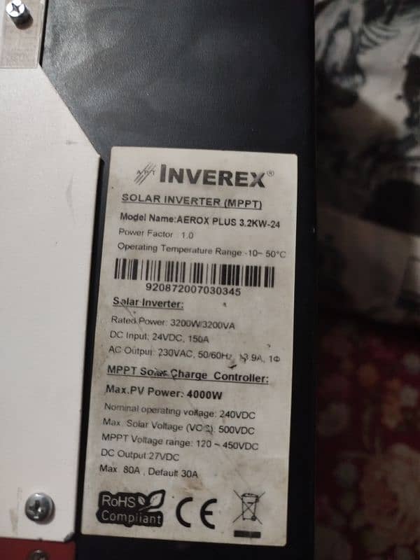 invrex solar 3.2 kvA 3