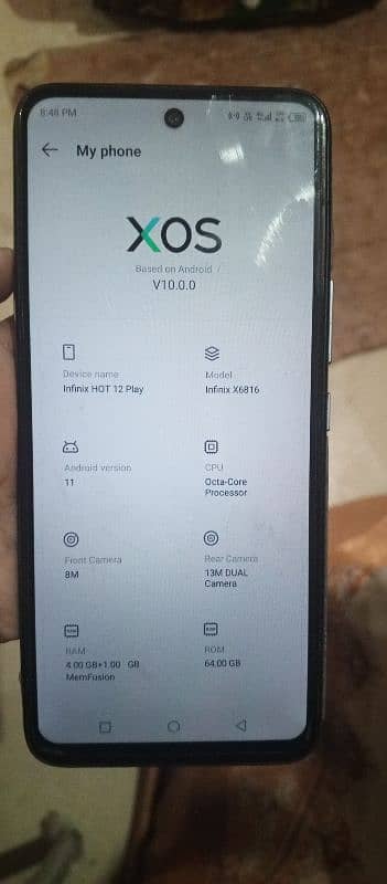 Infinix Hot 12 Play 4/64 Pta Approved 6