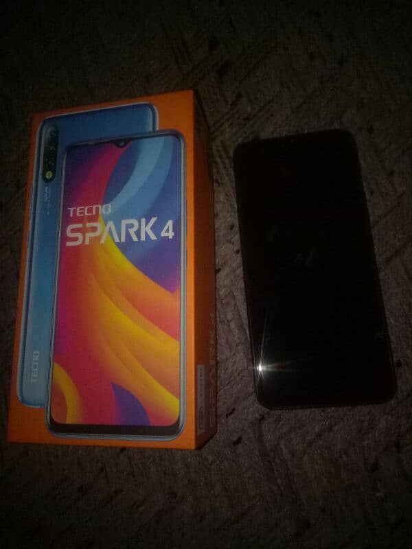 Tecno spark 4 New condition, 0