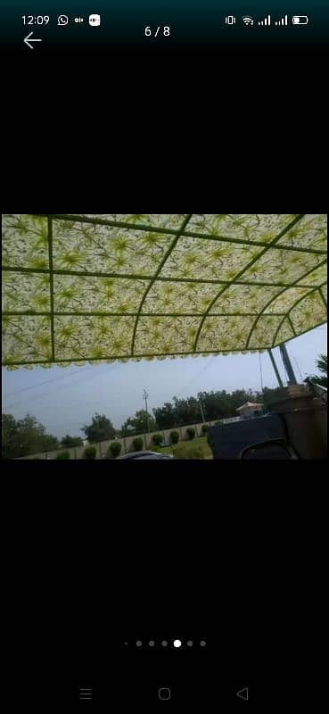 sun fiber shade green net car parking shade 3