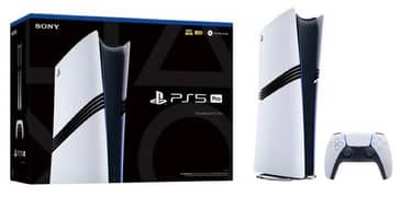 Ps5 pro new only box seal open all accessories available with box