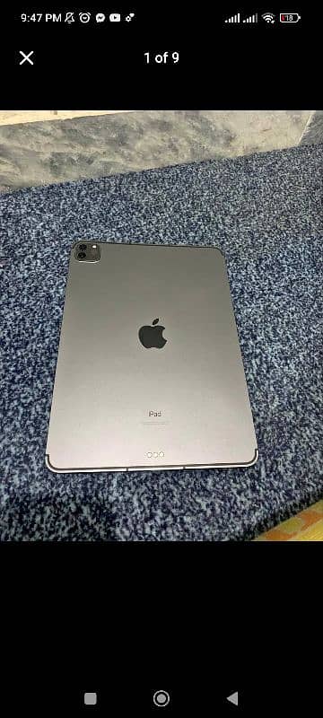 ipad pro m1 chip 128 gb sim supported just ipad no box  no charger 0