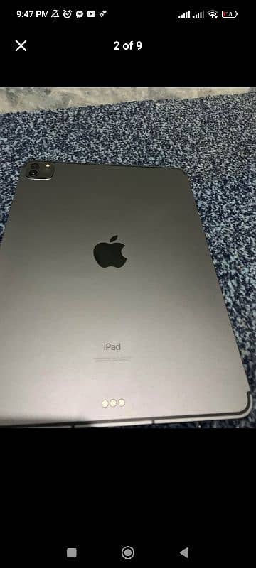 ipad pro m1 chip 128 gb sim supported just ipad no box  no charger 1