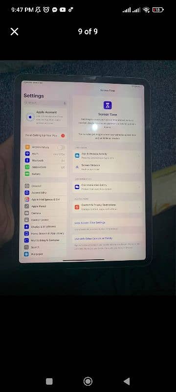 ipad pro m1 chip 128 gb sim supported just ipad no box  no charger 2