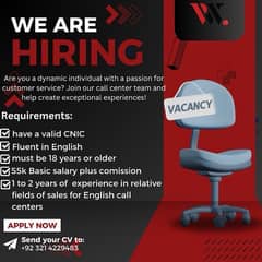 Call center | USA | Minimum 1 Year to 2 Year | Sales Job | Experienced