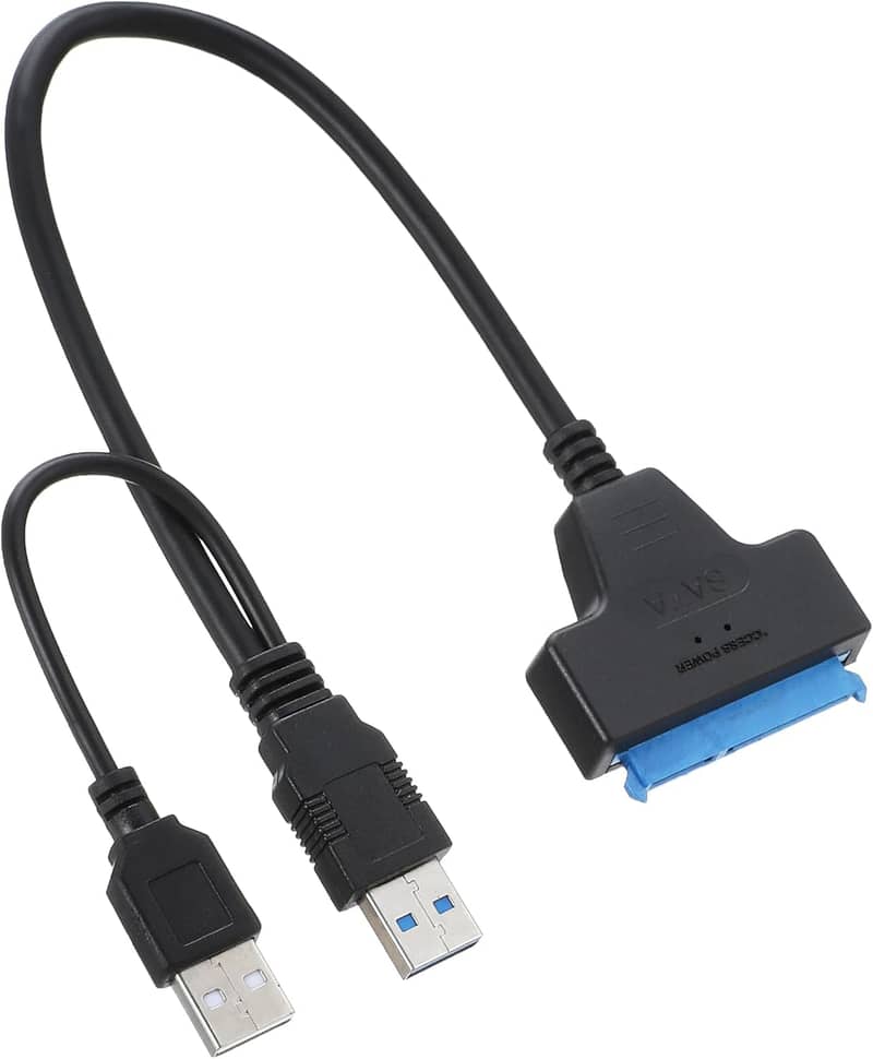 USB 3.0 To SATA Cable Adapter Dual USB Sata Cable 2