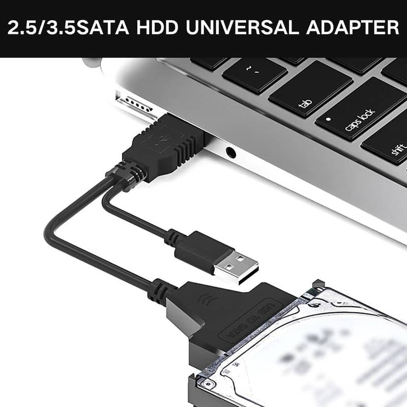 USB 3.0 To SATA Cable Adapter Dual USB Sata Cable 14