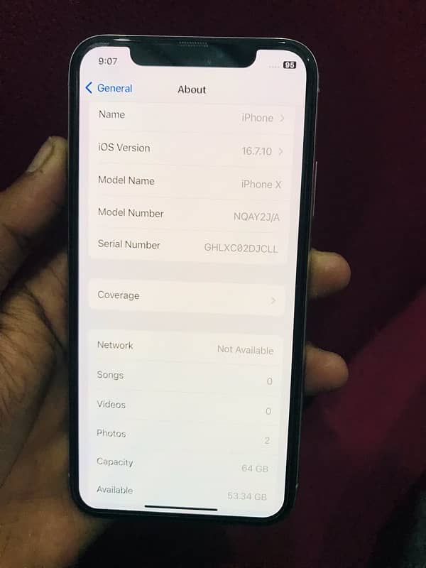 iphone X non PTA WaterPack 100% Original phone in lush condition 5