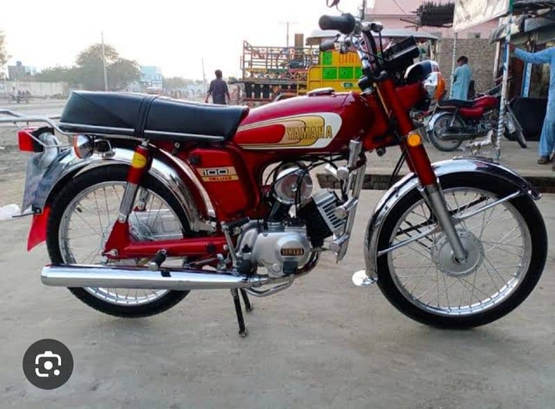 Yamaha 100cc chaiya larkana main kise k Pas hai to contact kra 0