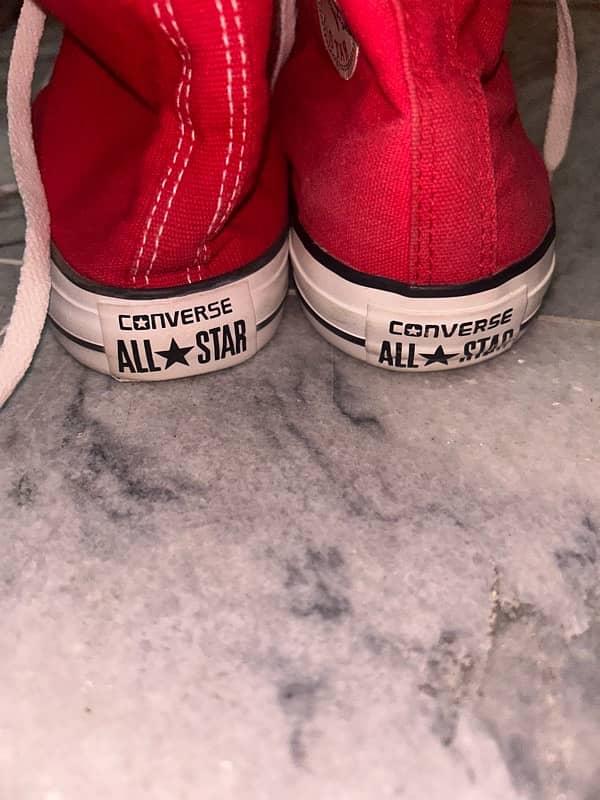 high top all star converse red 0