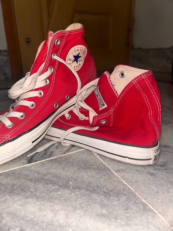 high top all star converse red 1