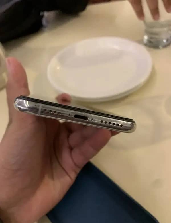 Iphone XS Silver water pack 6